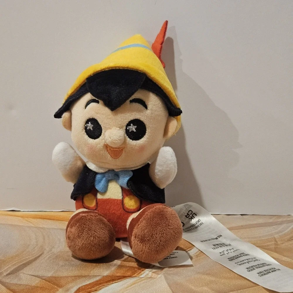 Disney Parks Pinocchio Wishables Series Blue Fairy + Pinocchio Small Plush Toys